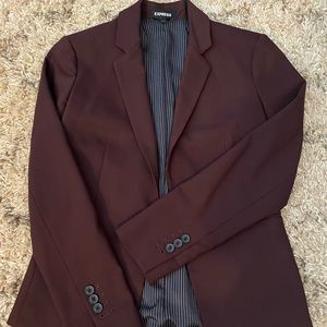 Express Burgundy Blazer